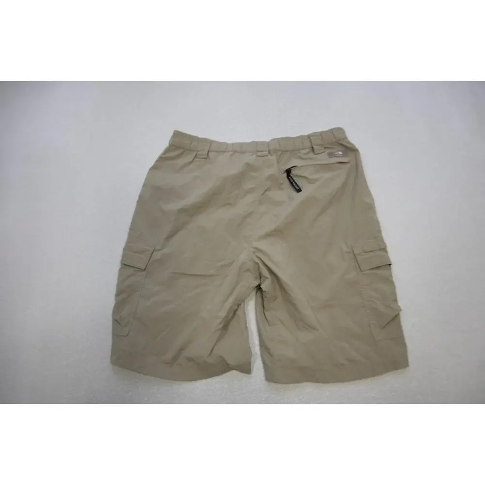 The North Face Nylon‎ Cargo Shorts Fishing Hiking Trekking Beige Mens Sz Large